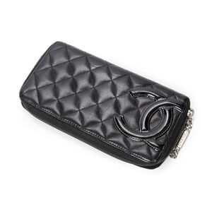 Chanel Cambon Ligne Zip Around Wallet